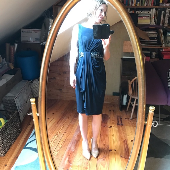 Maggy London Black Beaded Cocktail Dress, NWT, 4 - Picture 11 of 13